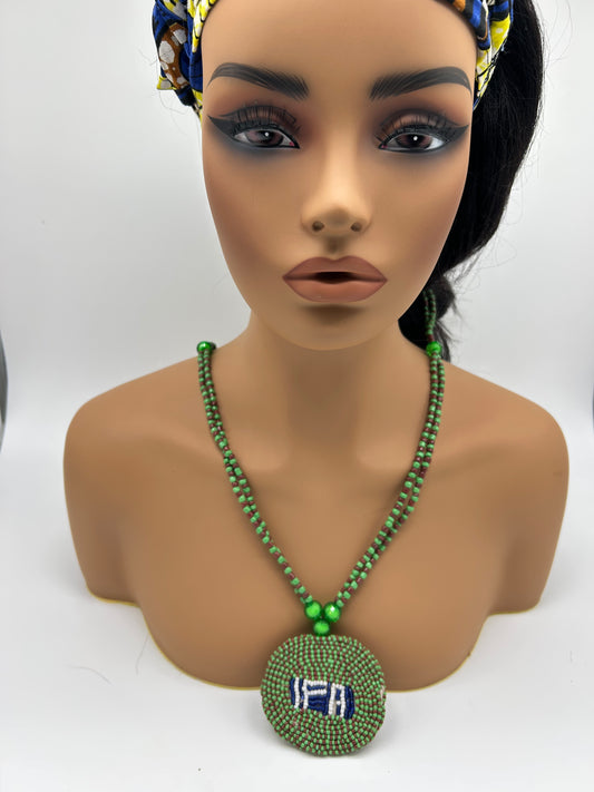 Ifa Ileke with Name Pendant